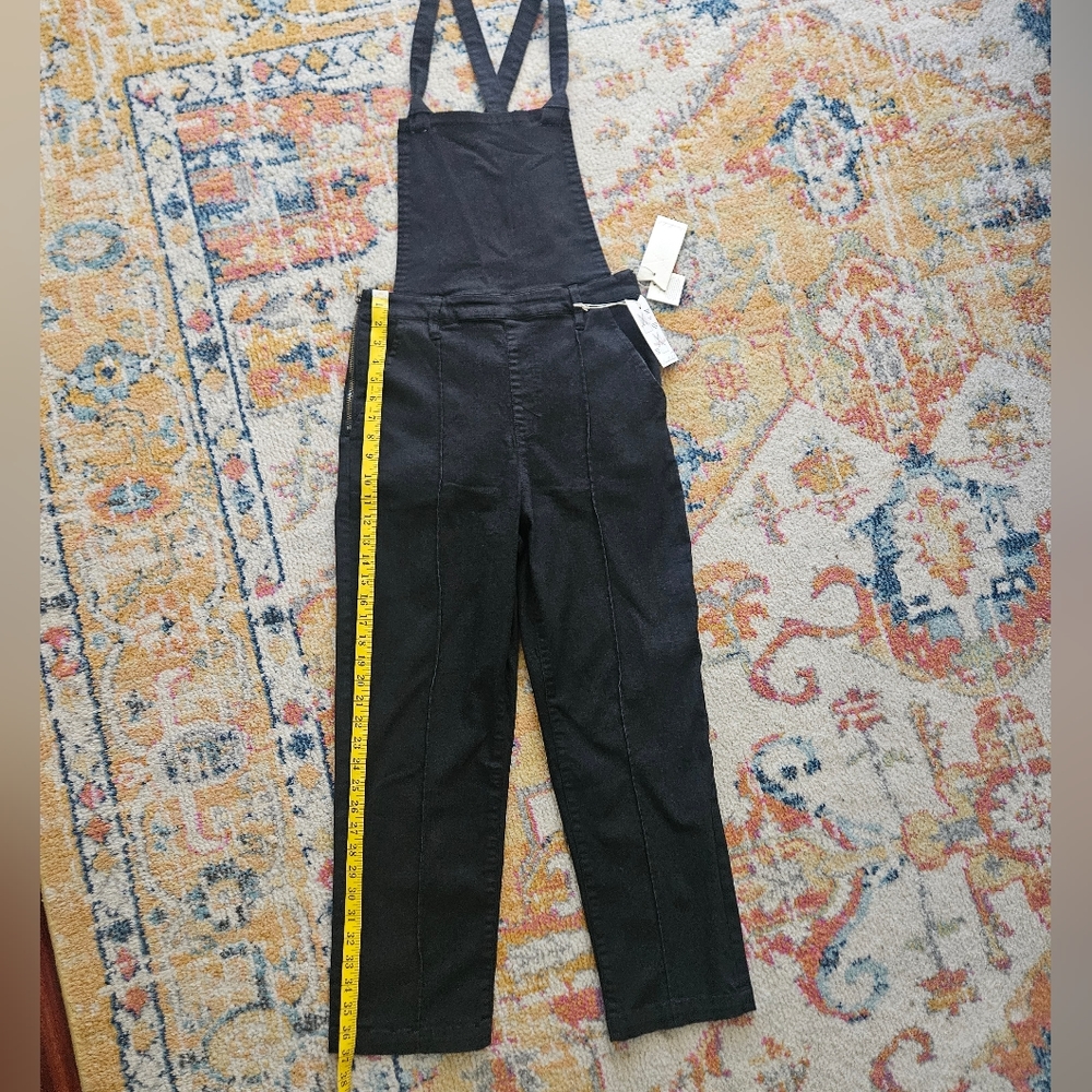 NWT Unpublished Millie Straight Leg Black Overalls - Picture 7 of 11